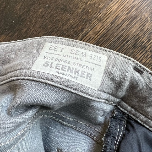 Diesel Sleenker Skinny Jeans 0666S — W33 L32 - Picture 2 of 6